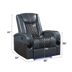 ACME Alair Power Motion Recliner – view 12 – Lusso Furniture Miami