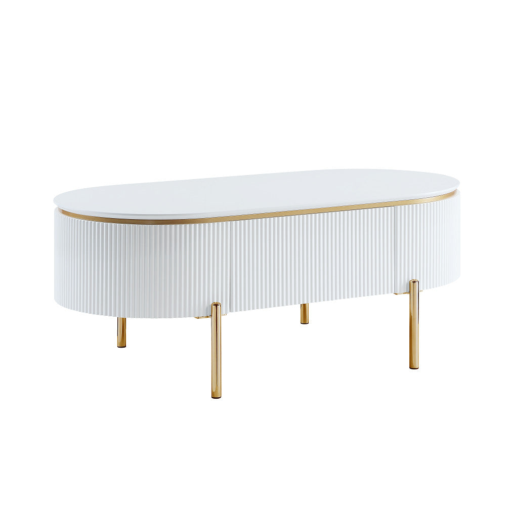 ACME Daveigh Coffee Table – angle view – Lusso Furniture Miami