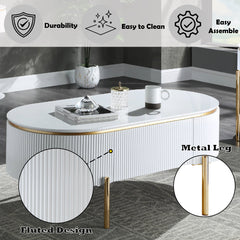 ACME Daveigh Coffee Table – close-up – Lusso Furniture Miami