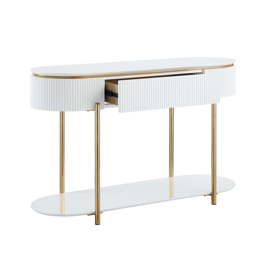 ACME Daveigh Sofa Table – detail – Lusso Furniture Miami