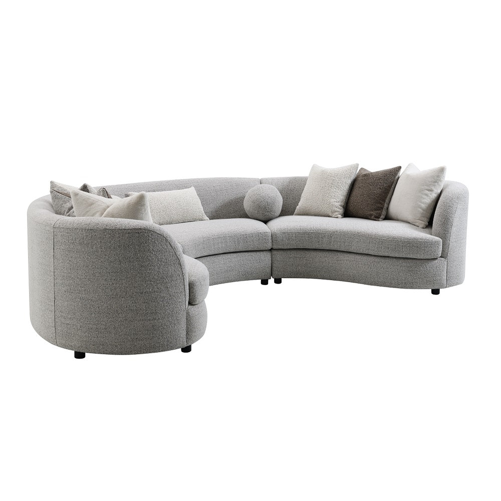 ACME Ivria Sectional Sofa – angle view – Lusso Furniture Miami