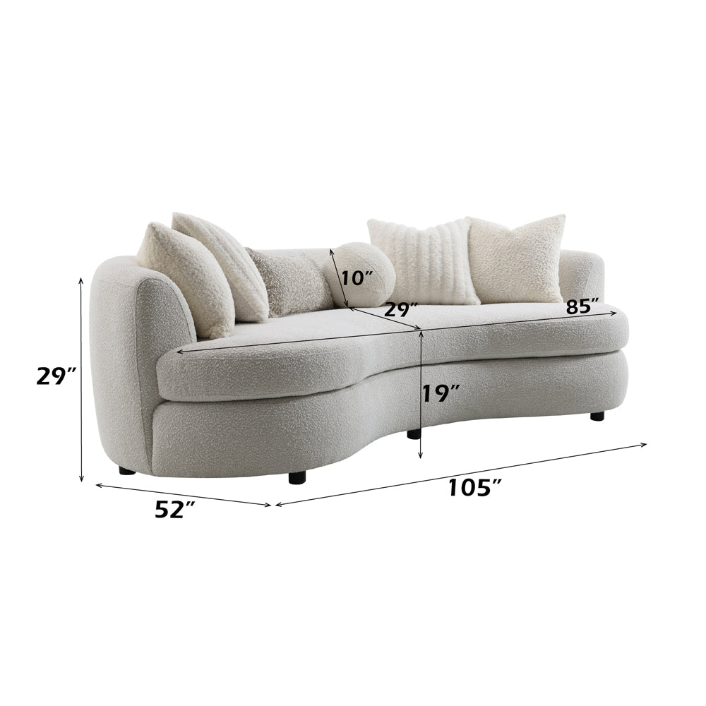 ACME Iniko Sofa – close-up – Lusso Furniture Miami