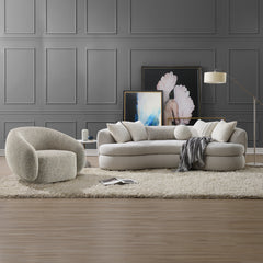 ACME Iniko Sofa – top view – Lusso Furniture Miami