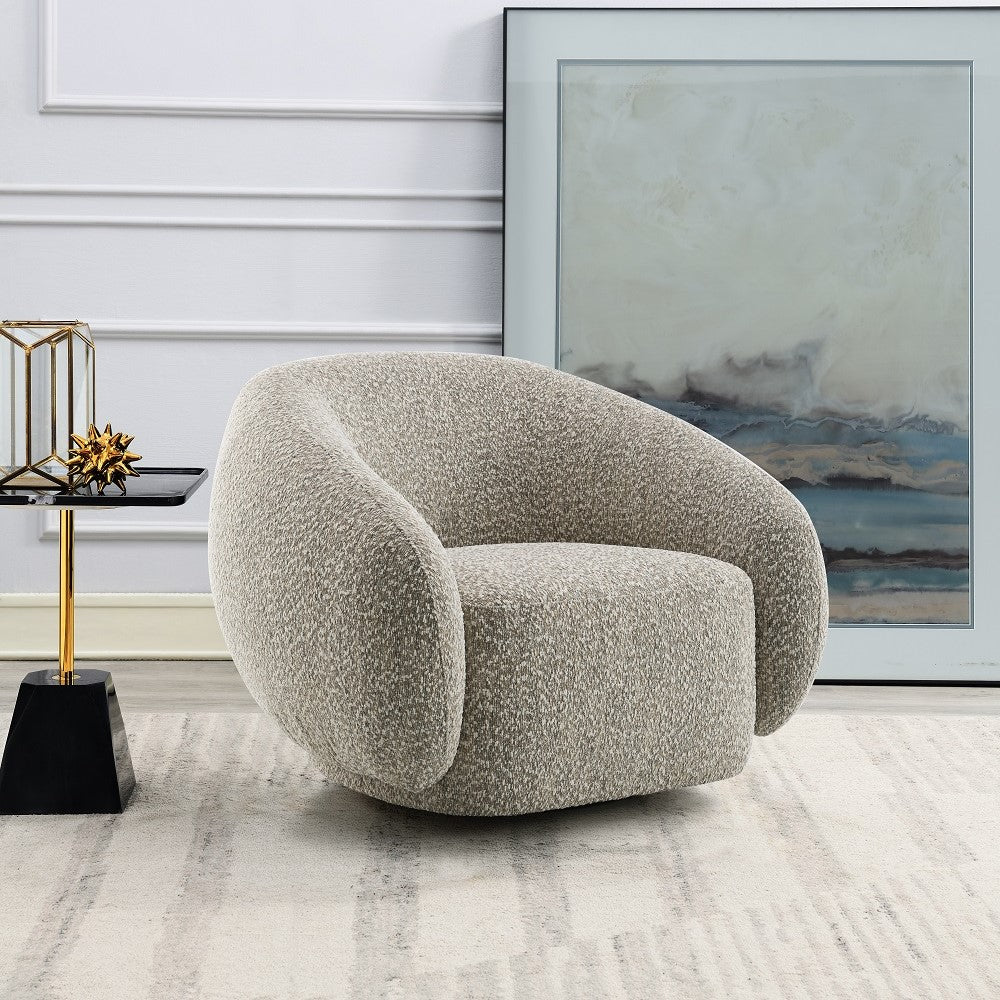 ACME Isabel Swivel Chair – front view – Lusso Furniture Miami