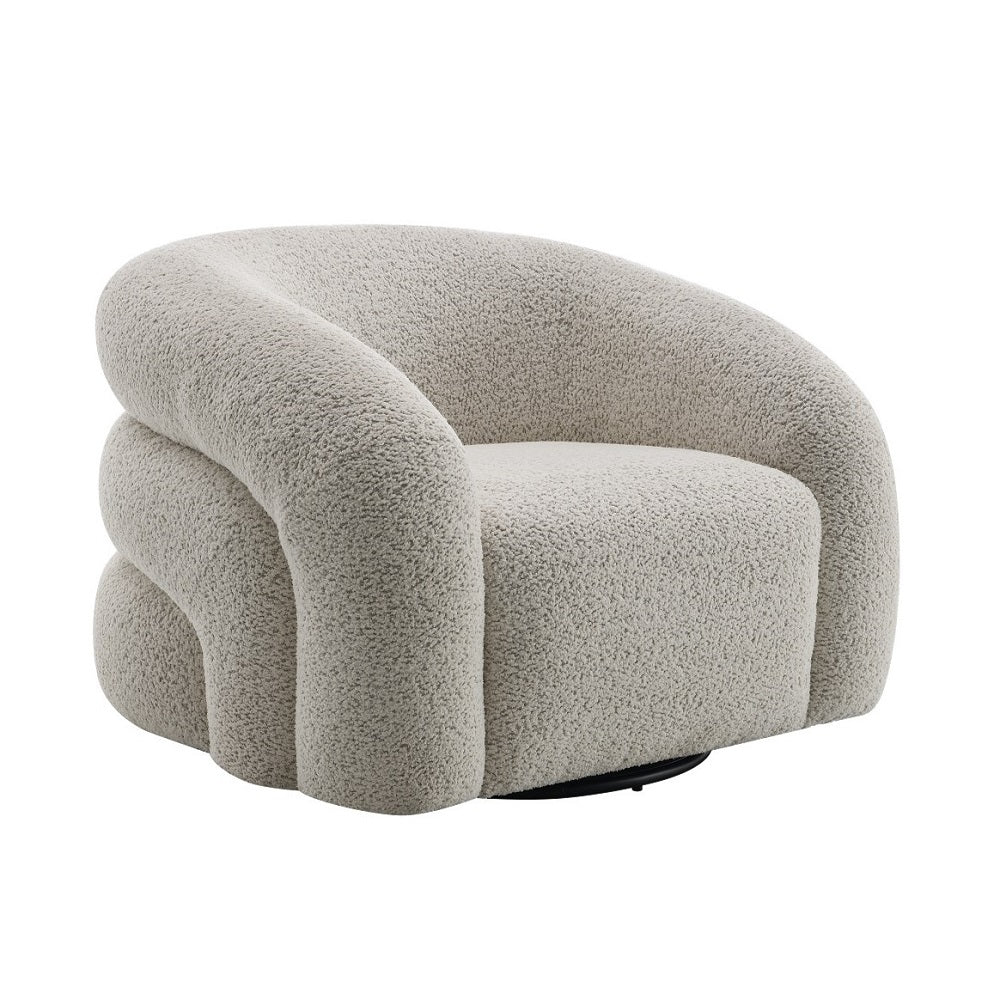 ACME Irma Swivel Chair – angle view – Lusso Furniture Miami