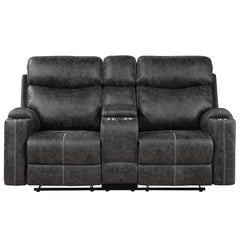 ACME Hirah Motion Loveseat – side view – Lusso Furniture Miami