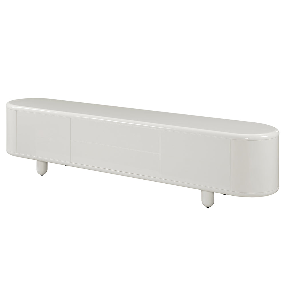 ACME Keely TV Stand – angle view – Lusso Furniture Miami