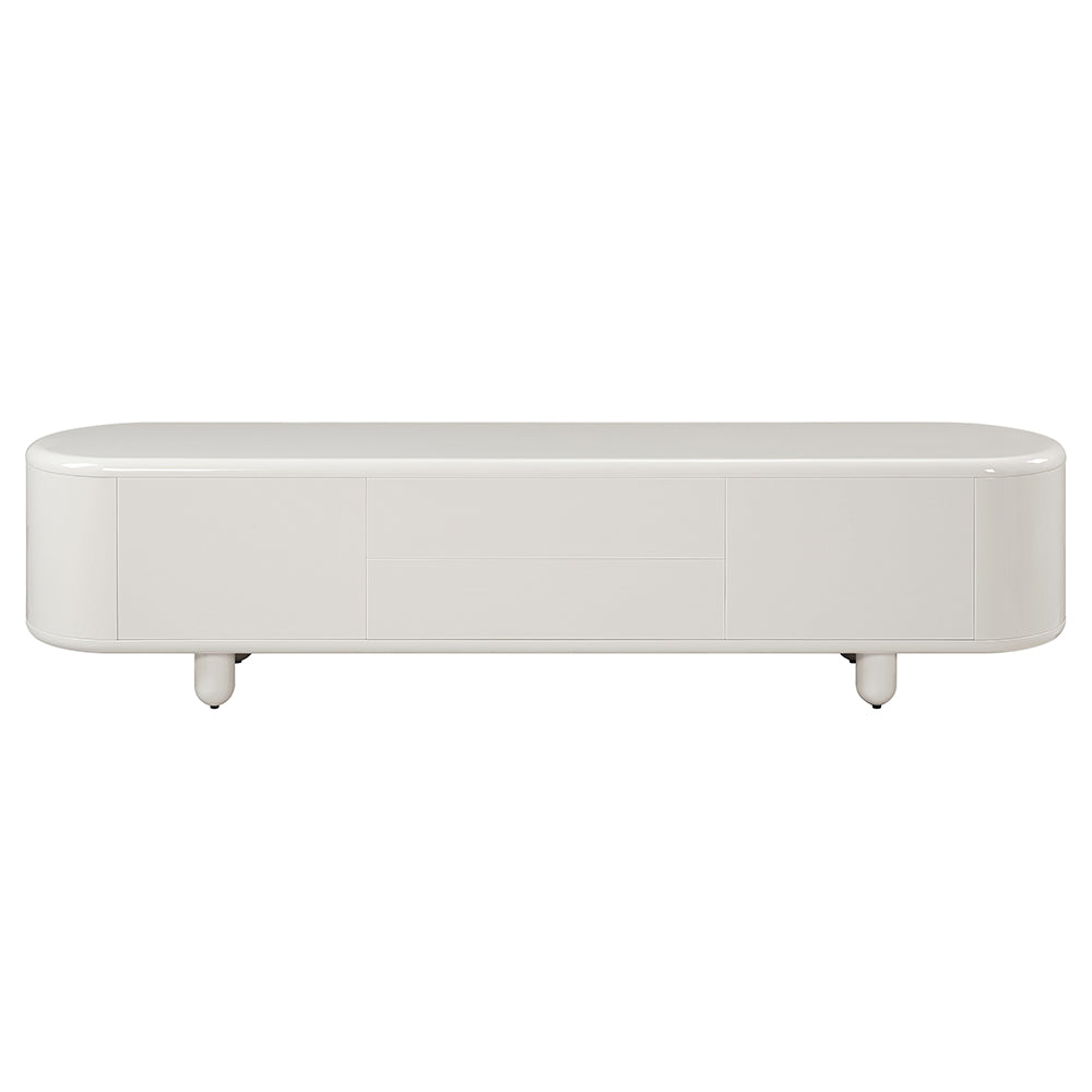 ACME Keely TV Stand – side view – Lusso Furniture Miami