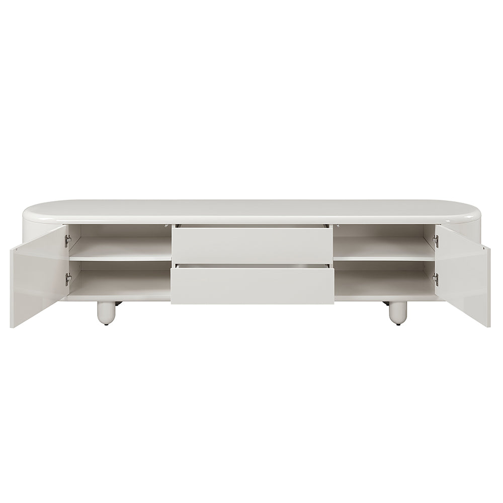 ACME Keely TV Stand – room setting – Lusso Furniture Miami