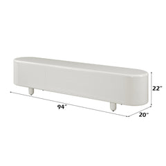ACME Keely TV Stand – back view – Lusso Furniture Miami