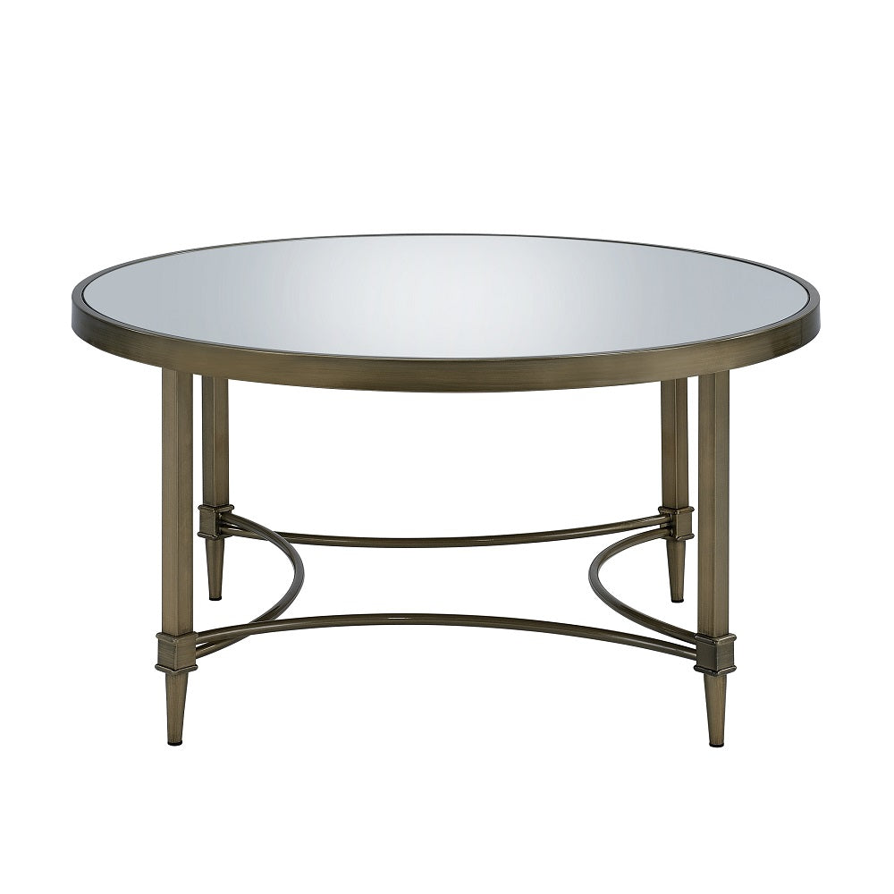 ACME Aditya Coffee Table – side view – Lusso Furniture Miami