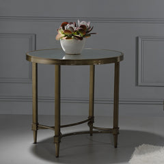 ACME Aditya End Table – front view – Lusso Furniture Miami