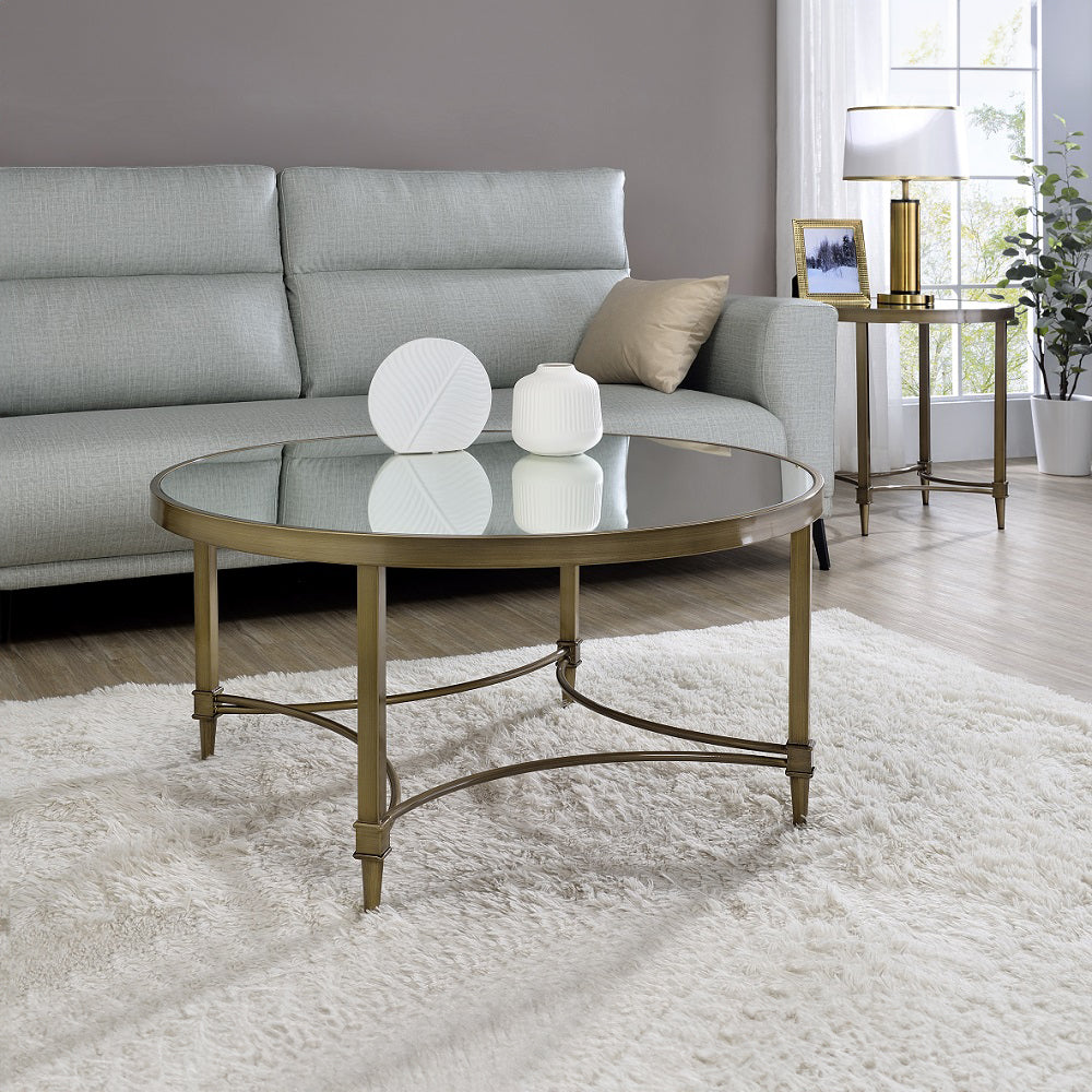 ACME Aditya End Table – room setting – Lusso Furniture Miami