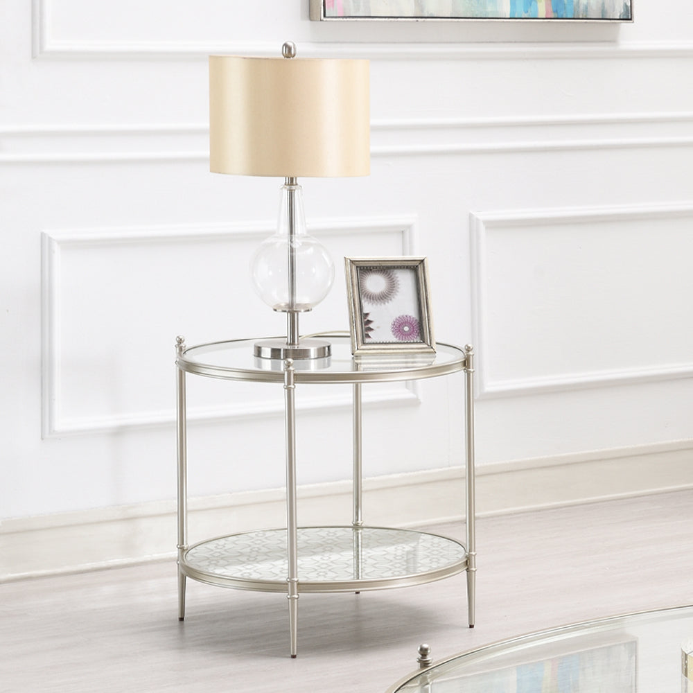 ACME Zaba End Table – front view – Lusso Furniture Miami