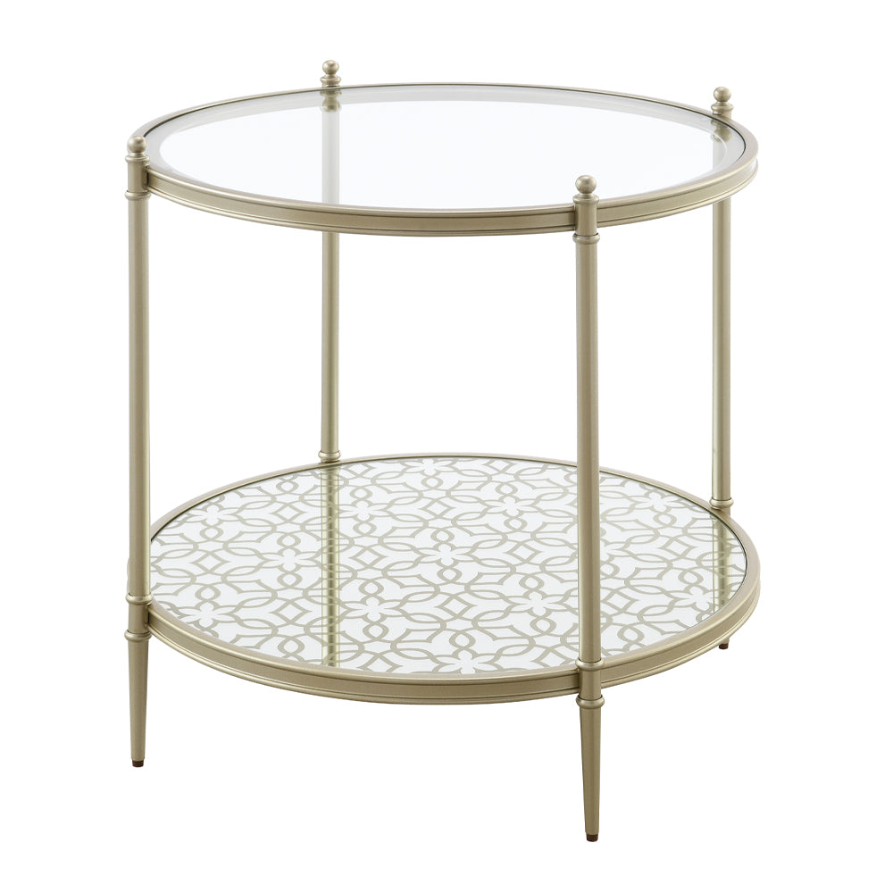 ACME Zaba End Table – angle view – Lusso Furniture Miami