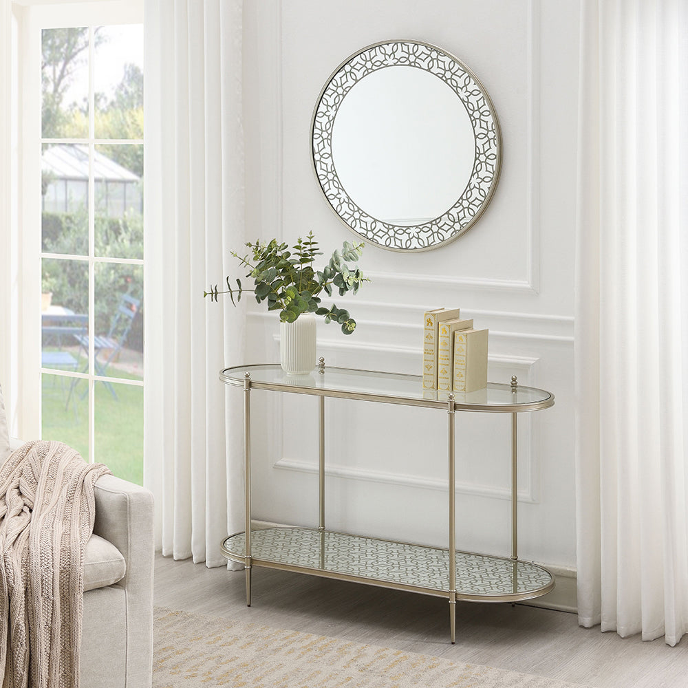 ACME Zaba Sofa Table – room setting – Lusso Furniture Miami