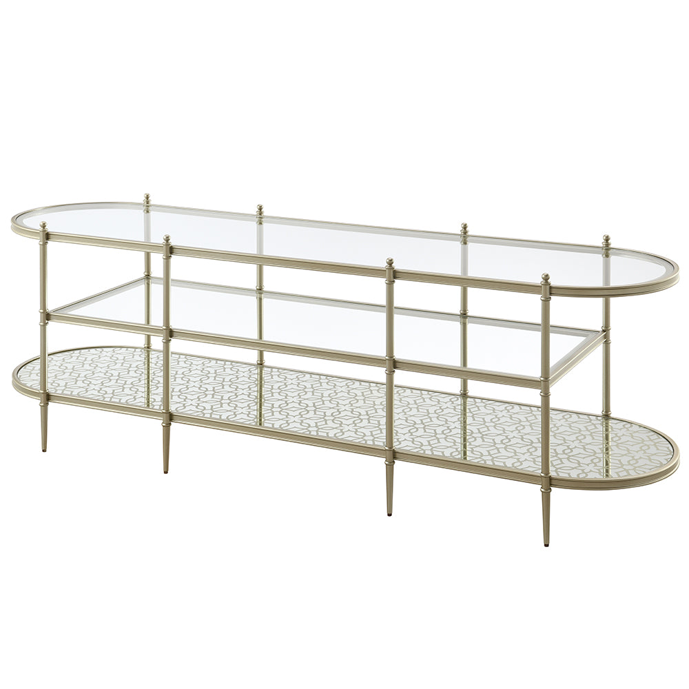 ACME Zaba TV Stand – angle view – Lusso Furniture Miami