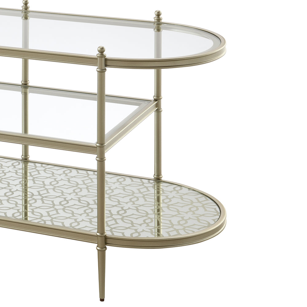 ACME Zaba TV Stand – back view – Lusso Furniture Miami