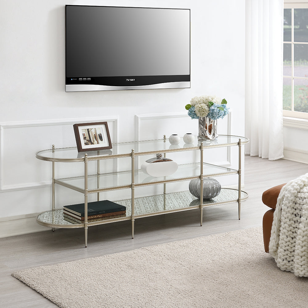 ACME Zaba TV Stand – front view – Lusso Furniture Miami