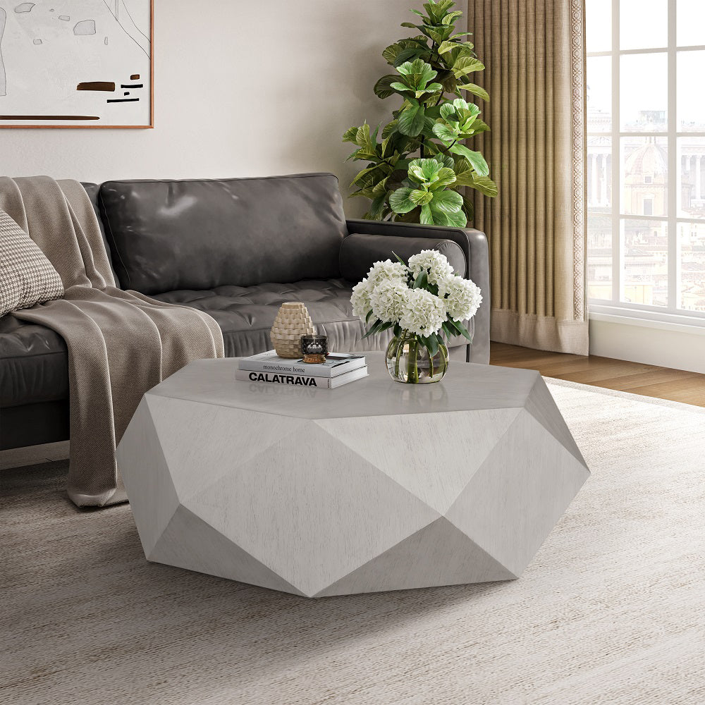 ACME Hanniel Coffee Table – front view – Lusso Furniture Miami