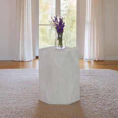 ACME Hanniel End Table – back view – Lusso Furniture Miami