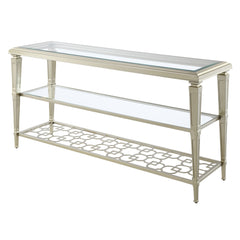 ACME Zaba Sofa Table – finish detail – Lusso Furniture Miami