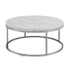 ACME Zaidee Marble Coffee Table – angle view – Lusso Furniture Miami