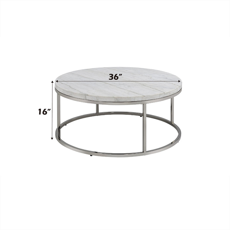 ACME Zaidee Marble Coffee Table-zoom-