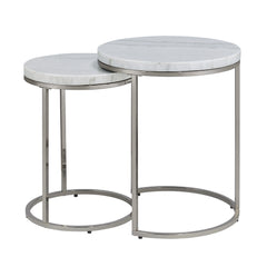 ACME Zaidee Nesting Table Set – side view – Lusso Furniture Miami