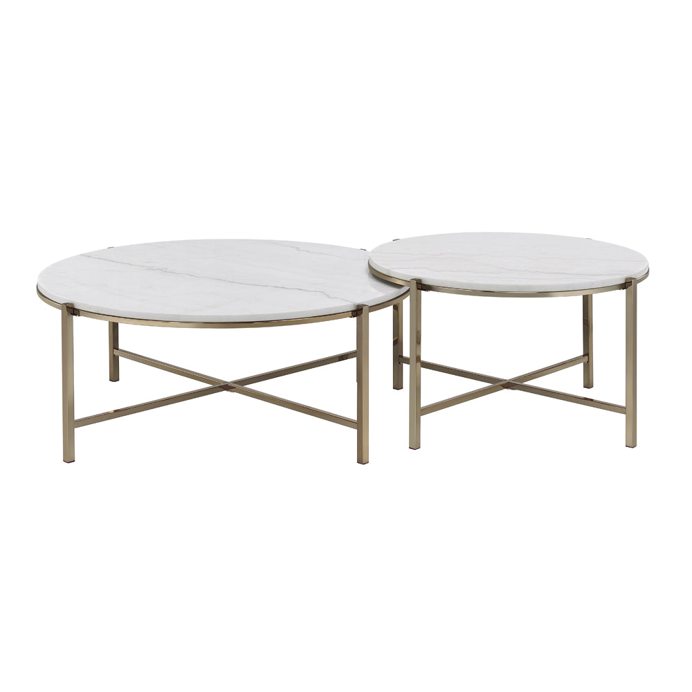 ACME Zaidee Nesting Table Set – alternate view – Lusso Furniture Miami