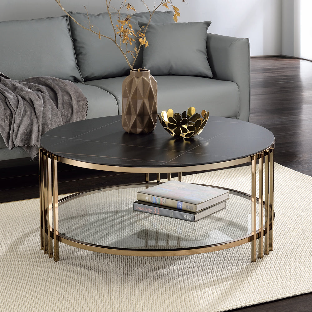 ACME Zaidee Coffee Table – front view – Lusso Furniture Miami