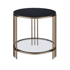 ACME Zaidee End Table – front view – Lusso Furniture Miami