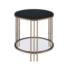 ACME Zaidee End Table – angle view – Lusso Furniture Miami
