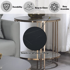 ACME Zaidee End Table – room setting – Lusso Furniture Miami