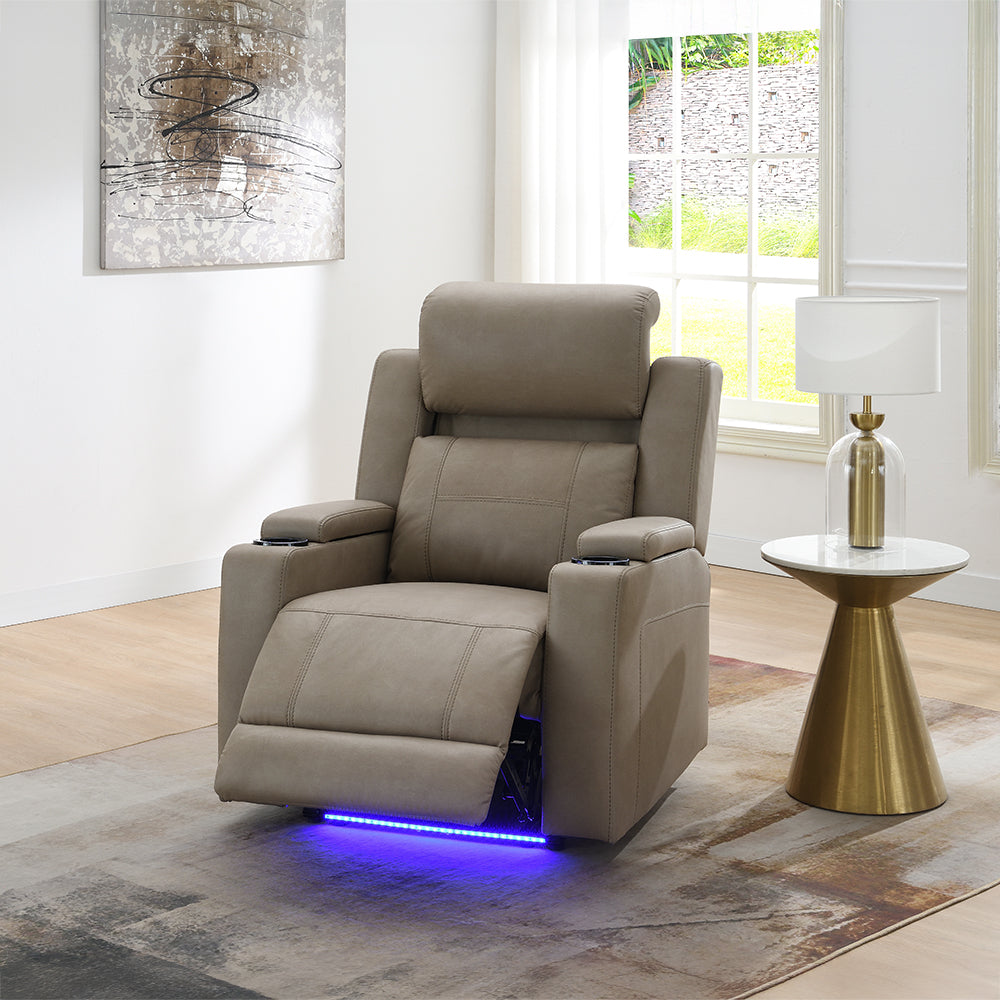 ACME Lugo Power Motion Recliner – front view – Lusso Furniture Miami