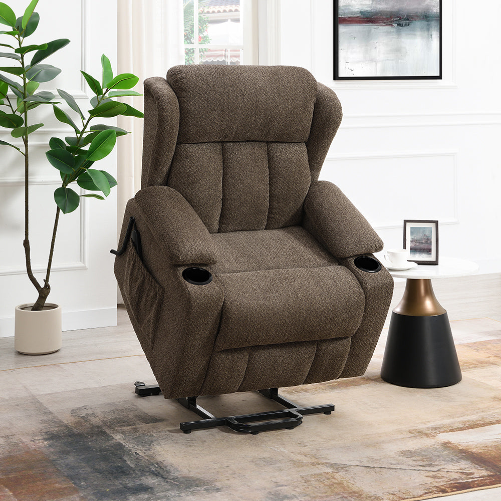 ACME Lusio Power Lift Recliner – angle view – Lusso Furniture Miami
