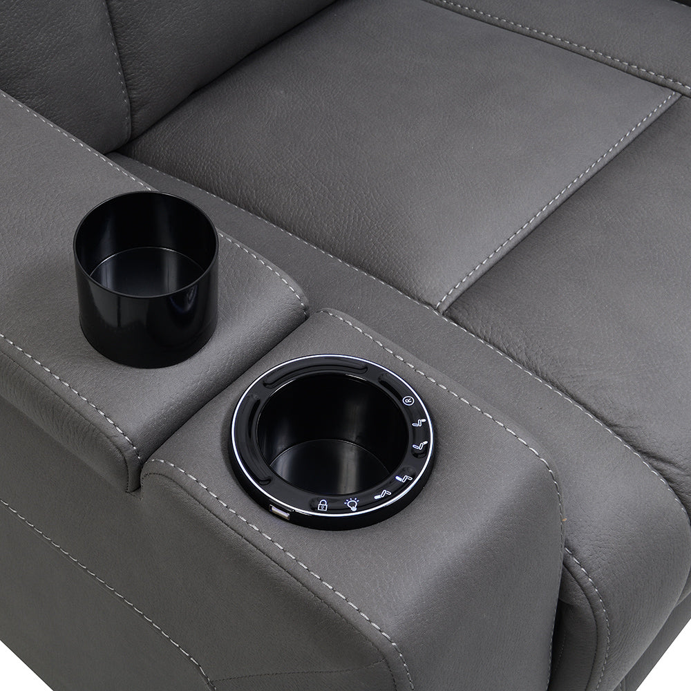 ACME Leuco Power Motion Recliner – alternate view – Lusso Furniture Miami