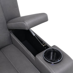 ACME Leuco Power Motion Recliner – finish detail – Lusso Furniture Miami