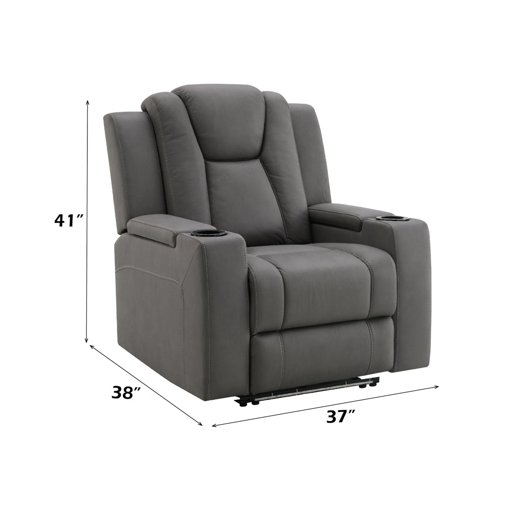ACME Leuco Power Motion Recliner – view 11 – Lusso Furniture Miami