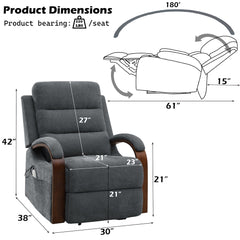 ACME Kayla Power Lift Recliner – view 26 – Lusso Furniture Miami