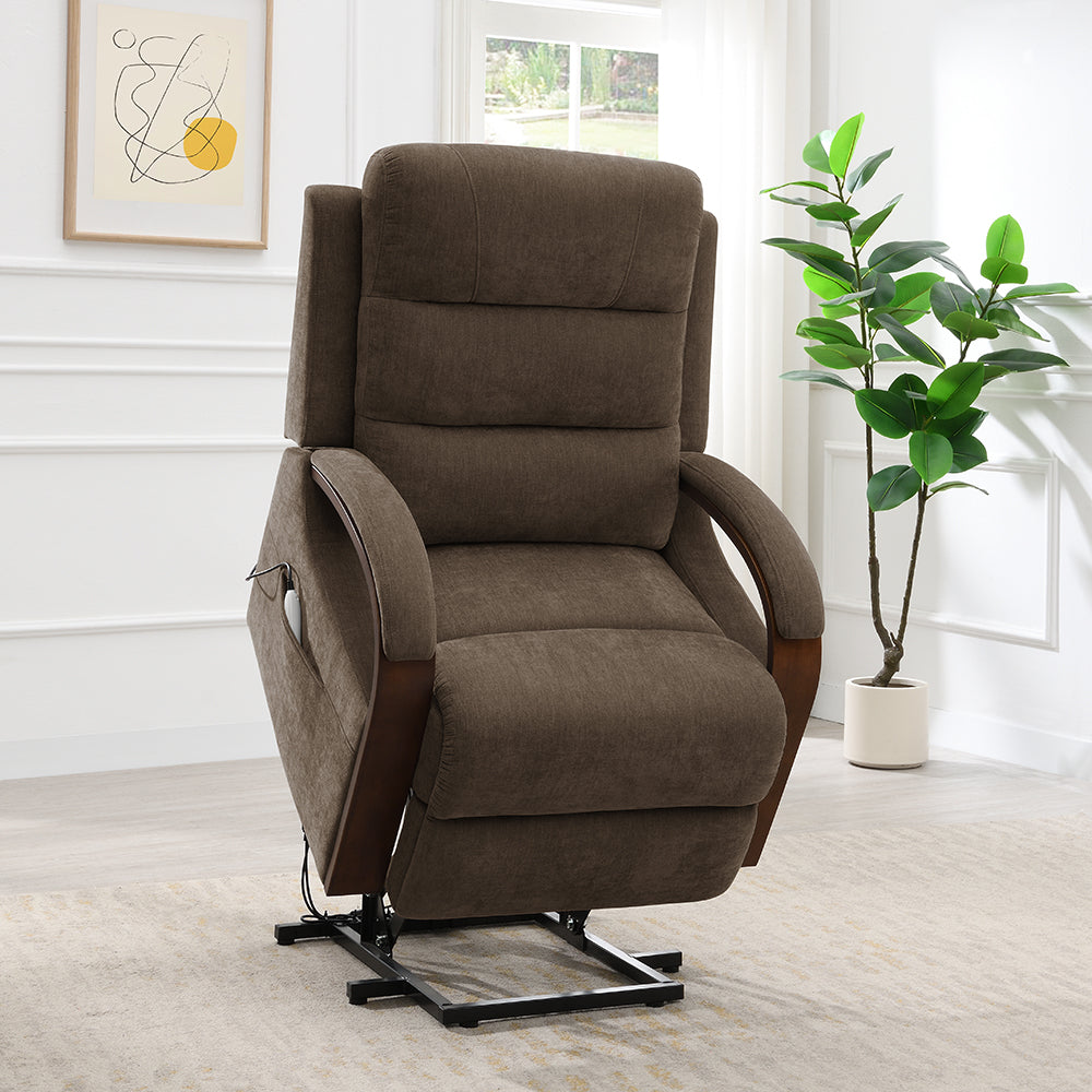 ACME Kayla Power Lift Recliner – angle view – Lusso Furniture Miami