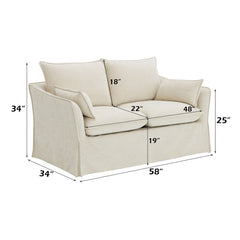 ACME Shane Loveseat – top view – Lusso Furniture Miami