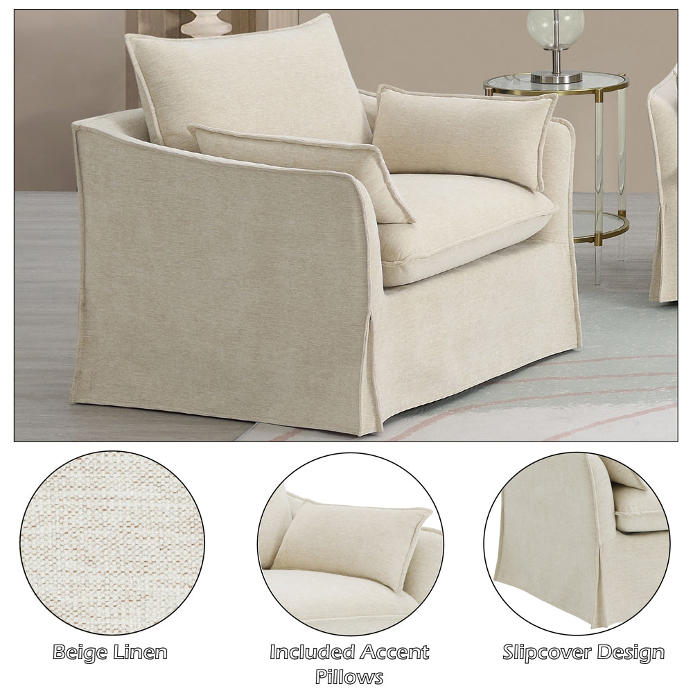 ACME Shane Accent Chair – alternate view – Lusso Furniture Miami