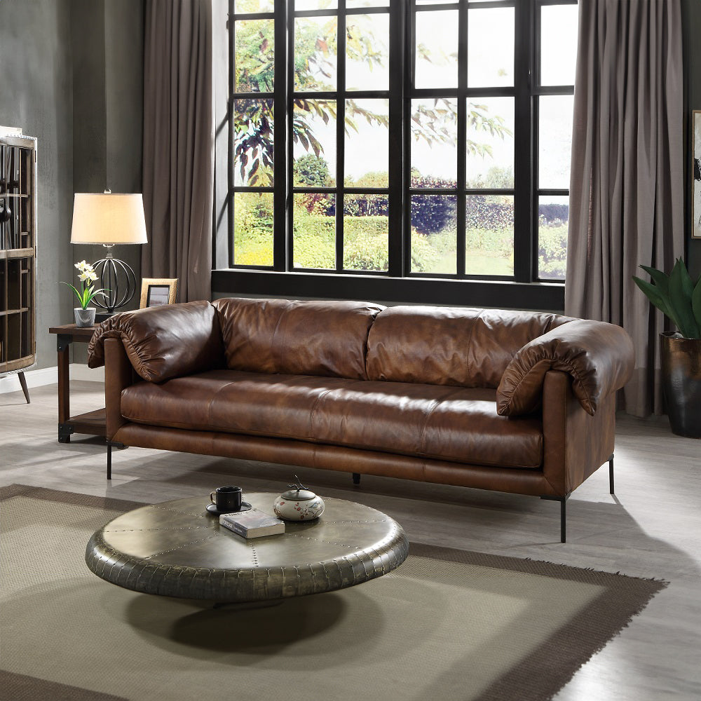 ACME Jaron Sofa – front view – Lusso Furniture Miami