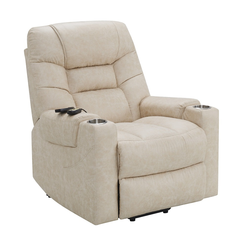 ACME Nairi Power Lift Massage Recliner – angle view – Lusso Furniture Miami