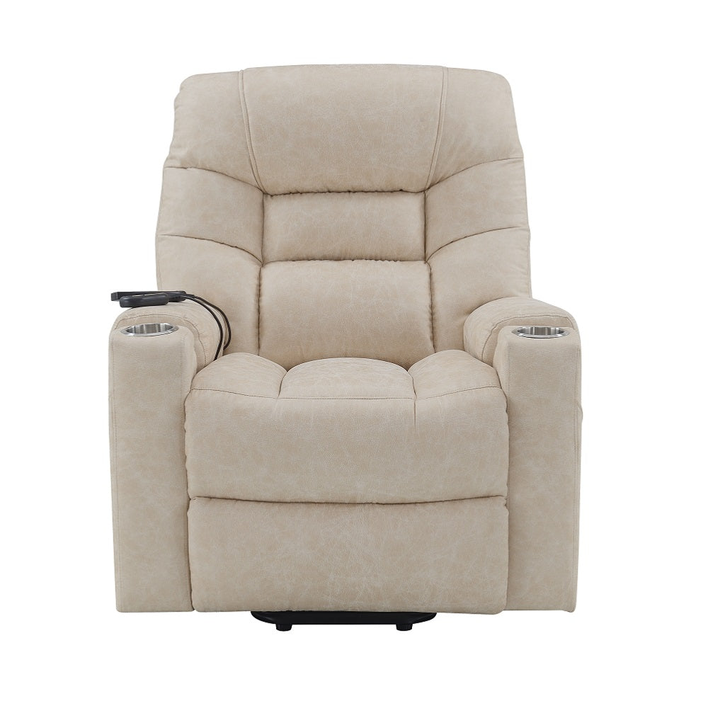 ACME Nairi Power Lift Massage Recliner – side view – Lusso Furniture Miami