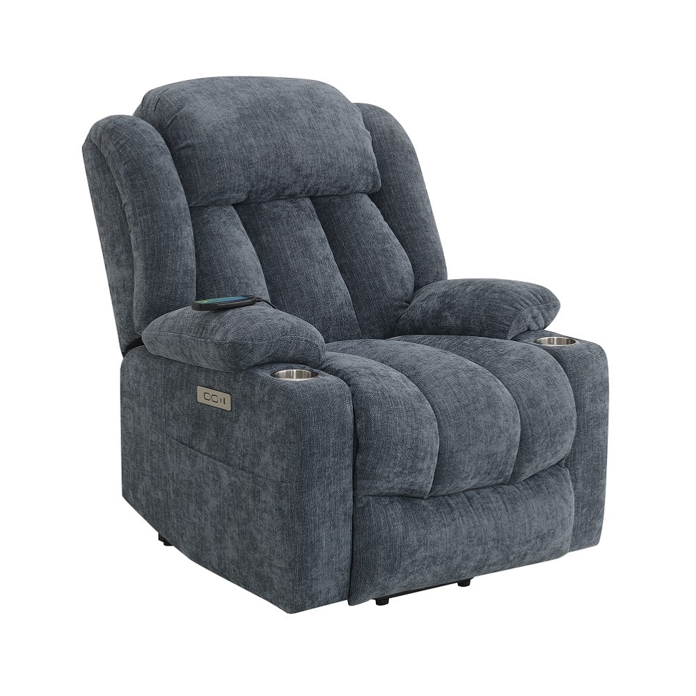 ACME Omarion Power Lift Recliner – angle view – Lusso Furniture Miami