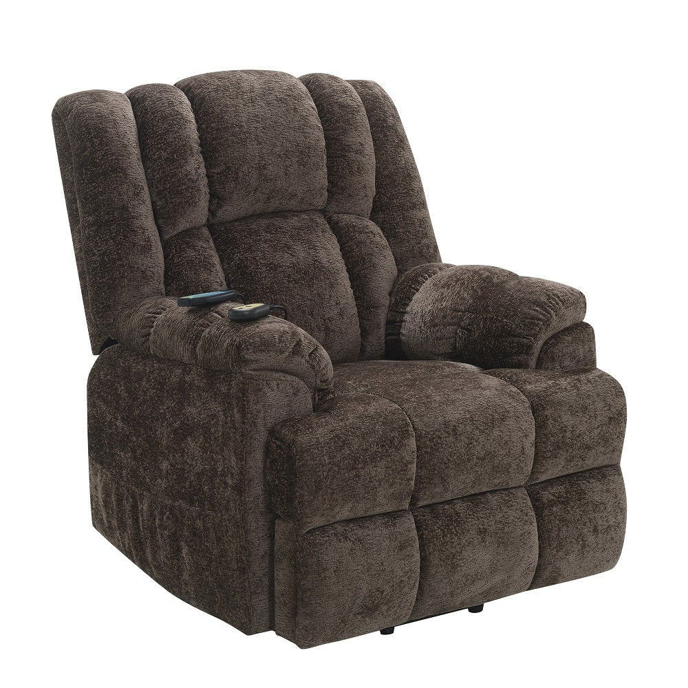 ACME Pacay Power Lift Massage Recliner – angle view – Lusso Furniture Miami