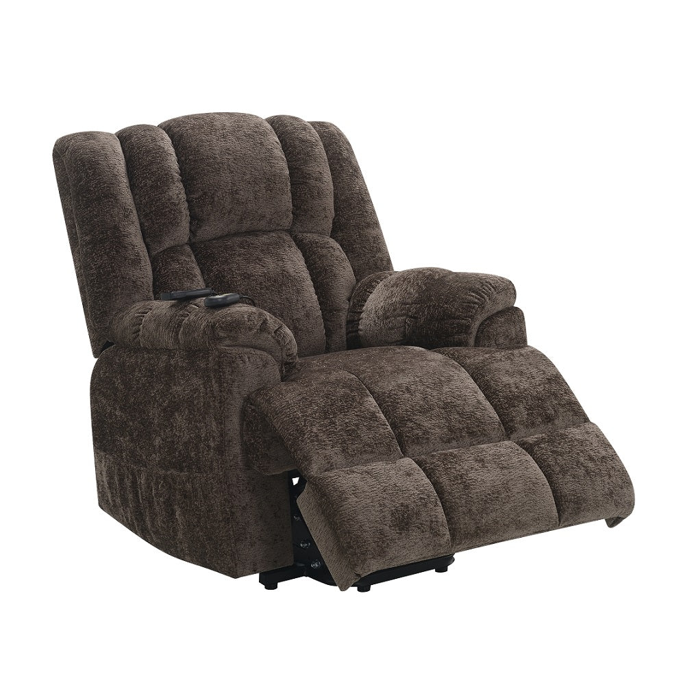 ACME Pacay Power Lift Massage Recliner – back view – Lusso Furniture Miami