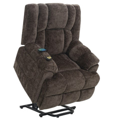 ACME Pacay Power Lift Massage Recliner – close-up – Lusso Furniture Miami